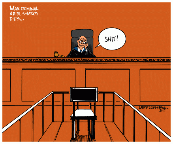 Ariel Sharon evades justice by dying